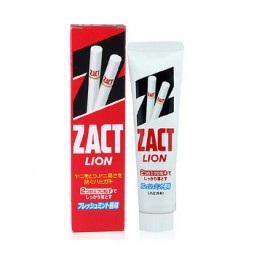 Зубная паста для удаления никотинового налета и устранения запаха табака с сильным ментоловым ароматом Lion "ZACT"